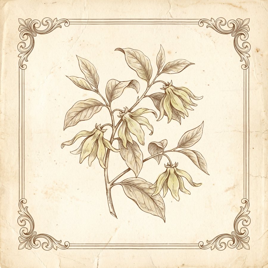 Ylang-Ylang, weiße Blüten