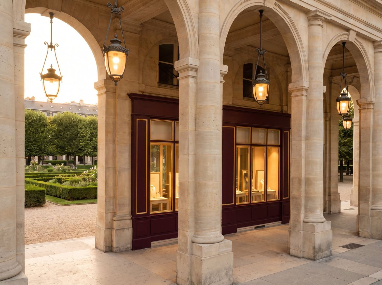 Paris — unter den Arkaden